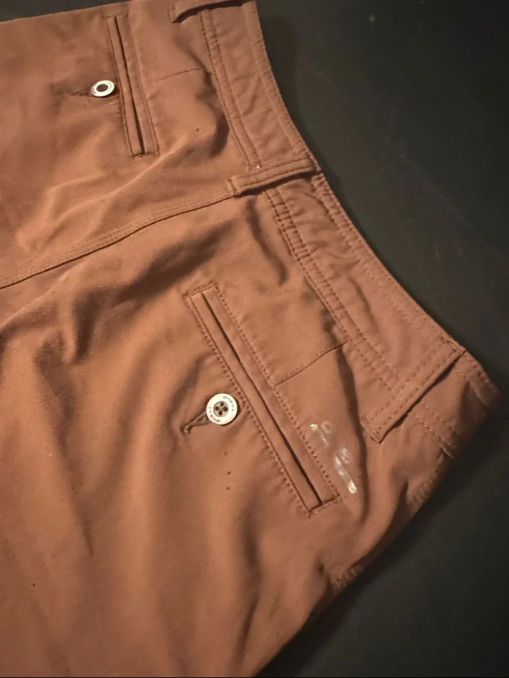 O’Neill Boys Rust-Brown Flat Front Performance Shorts - Picture 5 of 6